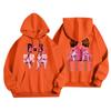 Unisex Casual Letter Print Hoodie Long Sleeve Loose Fit Sweatshirt for Men and Women