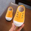 Children's Canvas Shoes with Soft Sole for Indoor Kindergarten - White Girls' Shoes