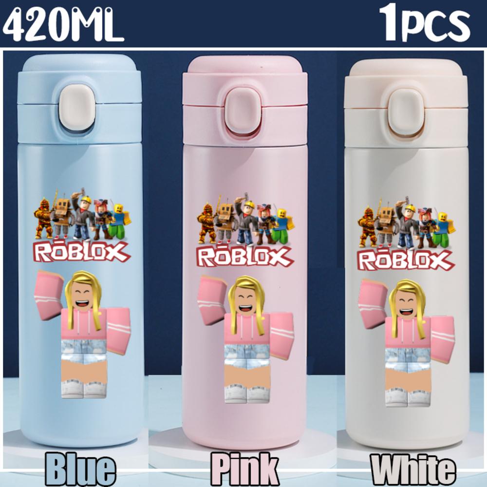 420ML Gourde Roblox Game Straight Drinking Cup Anime Water Bottle DynaBlocks 304 Stainless Steel Thermos Cup Holiday Gifts
