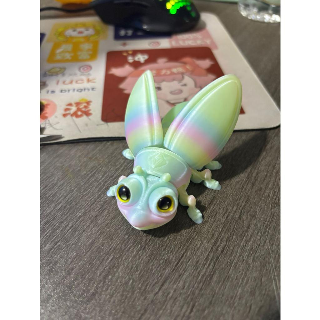 Firefly tail, glowing at night, 3D printed model, handmade toy, gift, simulated animal