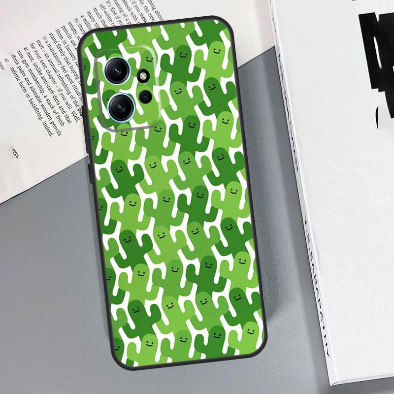 

Cactus Pattern Case For Xiaomi Redmi Note 14 13 10 11 12 15 Pro Plus Cover For Redmi 15C 15 13C 12C 14C 10C Redmi 14C