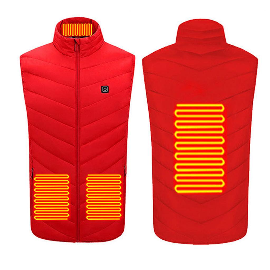 Men's And Women's Fashion Casual Warm Heated Solid Jacket Vests