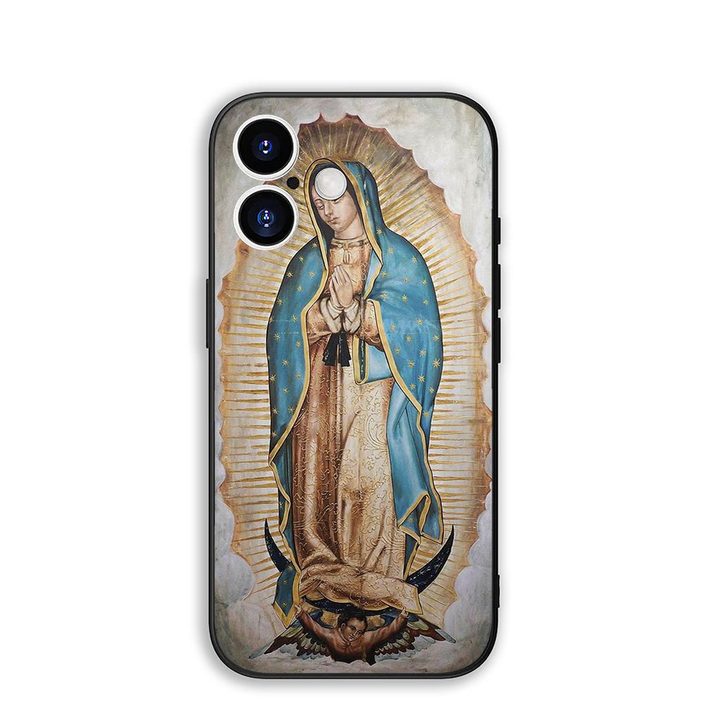 Cover for Samsung Galaxy S25 S24 S23 Fe Ultra Plus S7 Edge A05 A06 A16 A15 A35 Protective Phone Case Virgen de Guadalupe