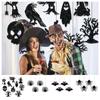 Raven Halloween Paper Hanging Pendant Ghost Pumpkin Home Decoration Halloween Party Prop  Kids Gift