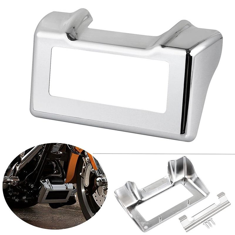 A16P-1 Piece Chrome Oil Cooler Cover Replacement Parts Accessories For  Touring Road King Glide 2011-2016 Ultra Limited