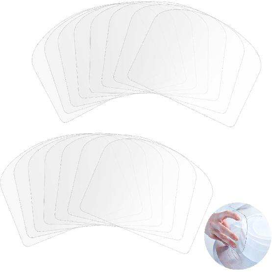 15 Pcs Cake Smoother Cake Cream Scraper Transparent Plastic Scraper Tool, Flexible Plastic Cake Scraper Smoother, Cake Smoother Scraper for Bread