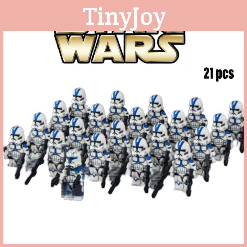 21 Stück Bausteine 501st Troopers Minifiguren Kinderspielzeug