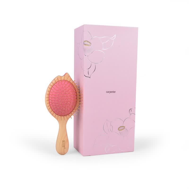 Tan Mu Jiang Cherry Blossom Wooden Massage Comb