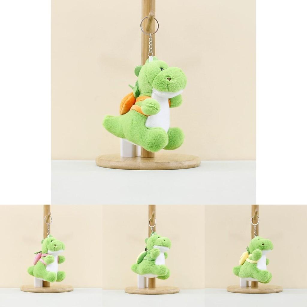 Uroczy Owocowy Dinozaur Pluszowy Wisiorek do Plecaka Miękki Brelok Zabawka Kolekcjonerska Lalka