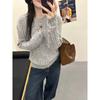 Women Autumn Winter Loose Knitted Sweater Soft Warm Long Sleeve Solid Color Casual Oversized Pullover Daily Streetwear Tops