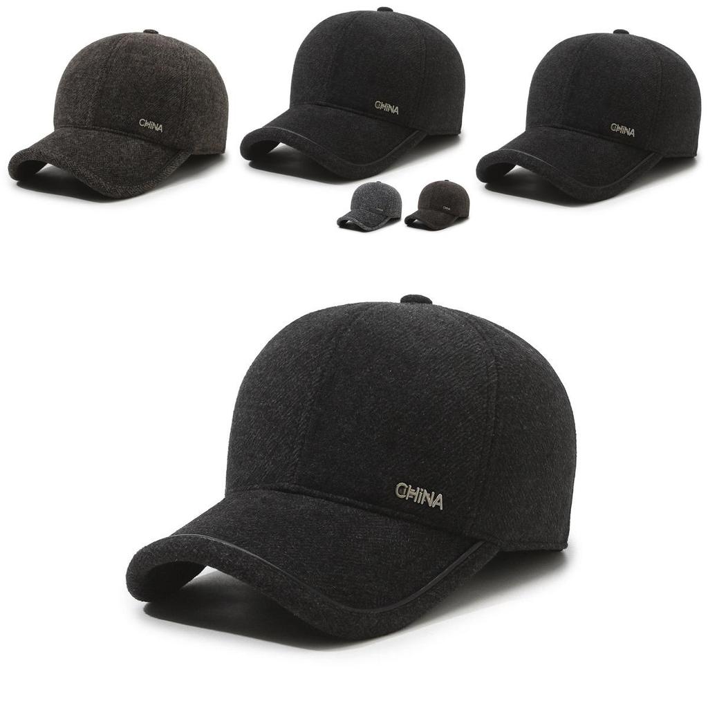 Stylish Adjustable Cotton Baseball Cap For Men Warmth And Comfort In Winter And Autumn