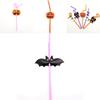 Halloween Fun Bendable Plastic Straws With Cute Pumpkin And Vampire Designs Pack Of 20 For Party Use