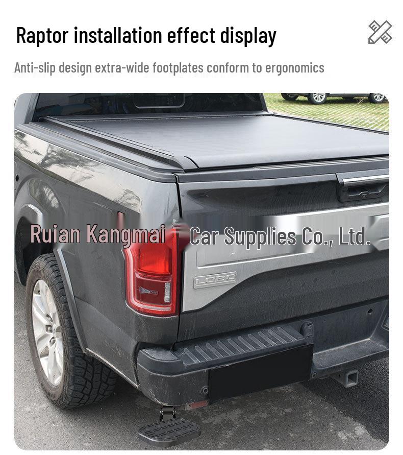 Raptor F150 Off-Road Retractable Electric Side Step & Rear Trunk Pedal Upgrade