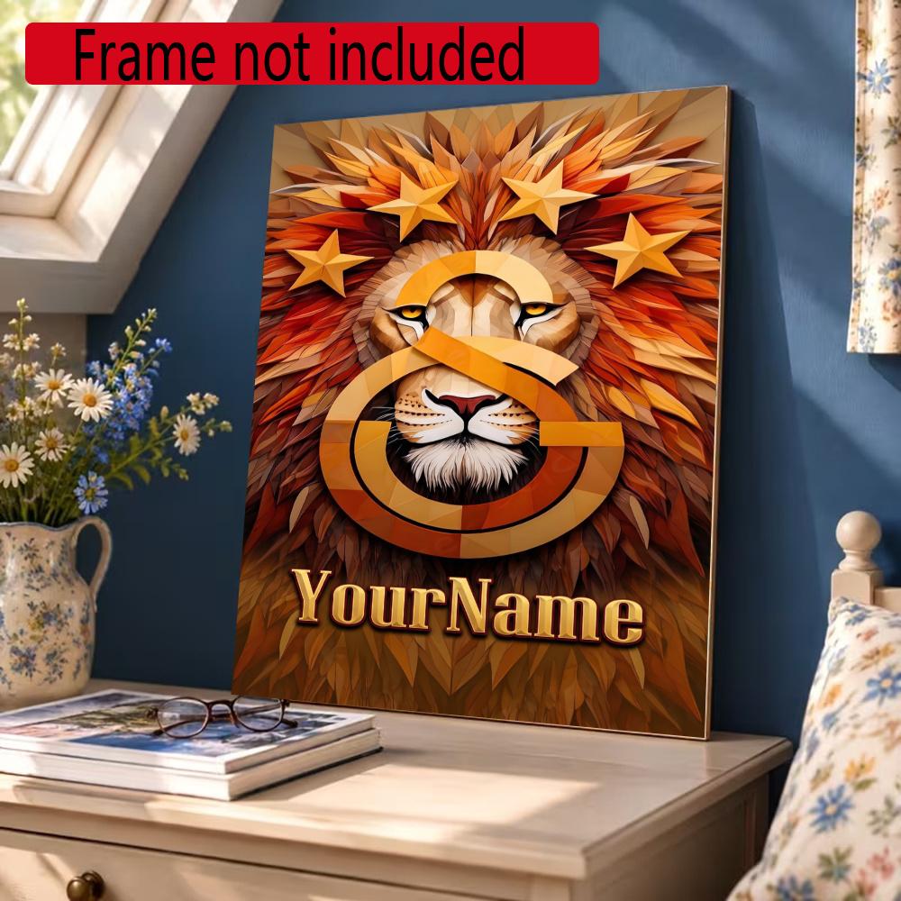 Galatasaray Customize Text Diamond Painting Round Diamond Mosaic Suitable For Beginners Diamond Painting Rhinestones Gift Frameless