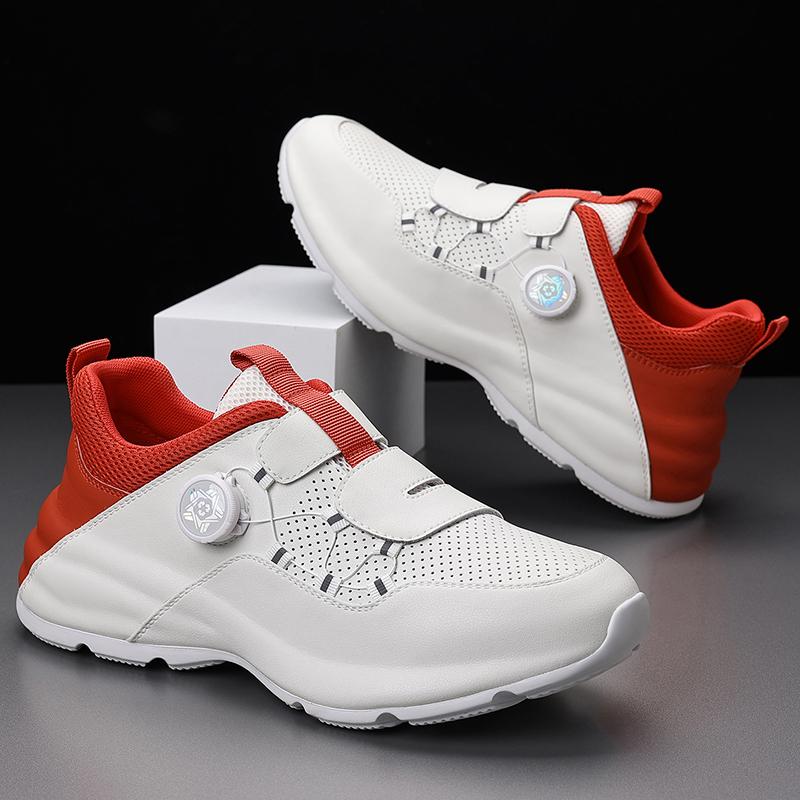 Fashion 2025 New Outdoor Casual Shoes Men's Rotating Button Sneakers Non-Slip Comfortable Sports Flats Fashion Walking Shoes for Men