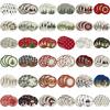 Festive Style Christmas Round Placemats - 4-Piece Set for Holiday Table Decor