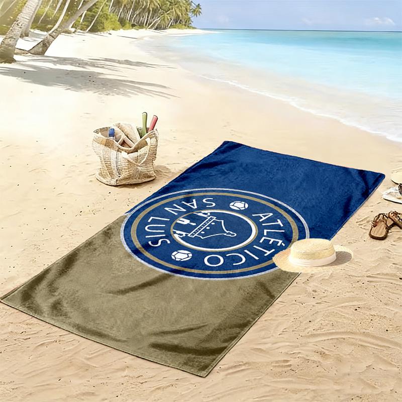 San Luis Atlético Print Beach Towel, Large Soft Quick Dry Towel for Beach Camping Swimming
