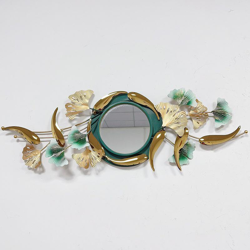 Alloy Metal Mirror Wall Clock - Creative Luxury Decor for Restaurants, Living Rooms, Hotels