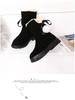 2025 Winter Girls' Slip-on Cotton Snow Boots - Fashionable Princess Style for Middle & Older Children
