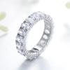 Modian 925 Sterling Silver Classic Oval Sparkling Finger Ring For Women Luxury AAAAA CZ Wedding Engagement Fine Jewelry