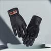 New winter men's imitation deerskin large cotton gloves outdoor riding gloves thickened thermal bicycle stall