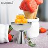 Stainless Steel Dessert Cups, Round Pudding Cups & Ice Cream Bowls for Salad Fruit, Party Wedding Restaurant Serving Set