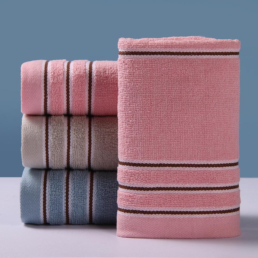 

Мягкое, впитывающее полосатое полотенце для лица - хлопковая смесь для домашнего использования One piece