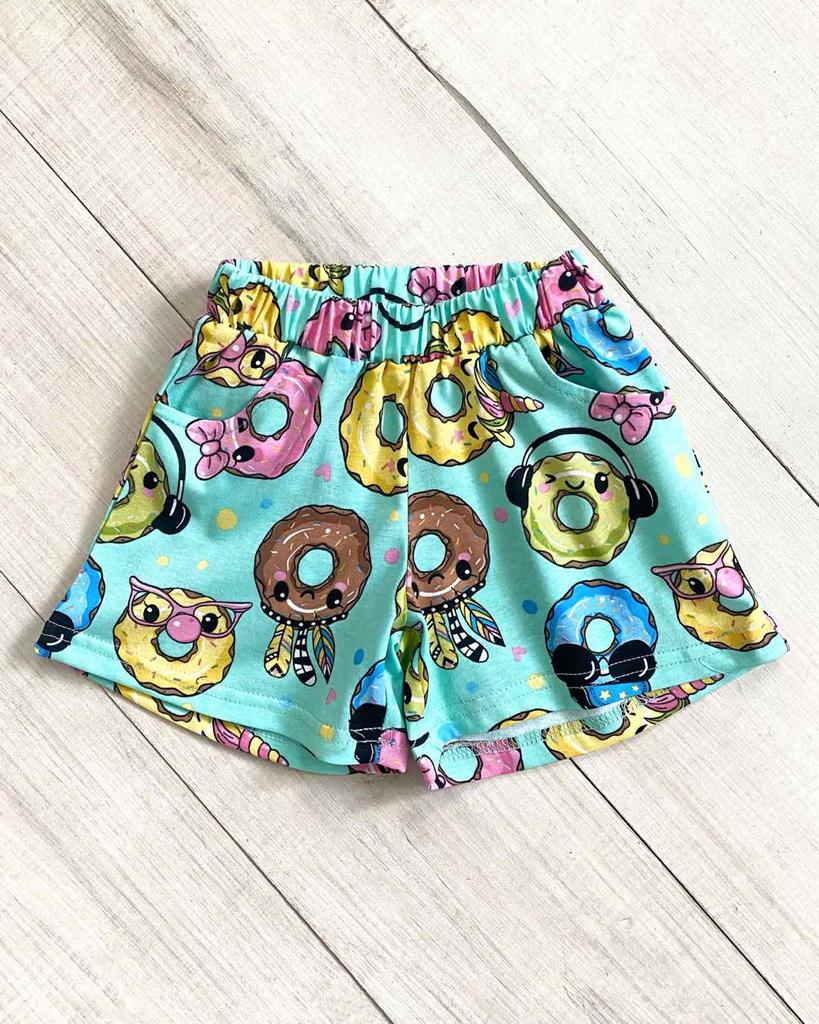 Girls' Cotton Shorts – Comfy Fit & Side Pockets Summer 6262-002 HC