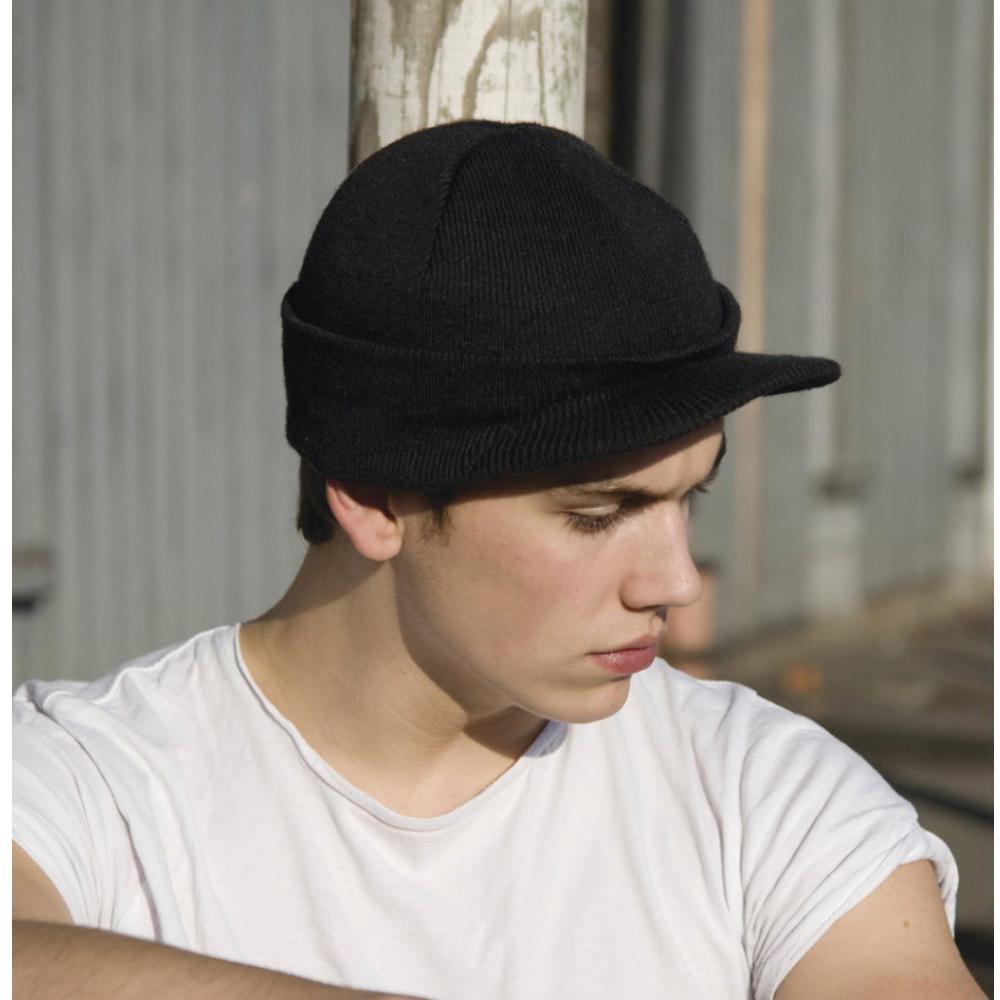 Result Unisex Esco Army gestrickte Wintermütze