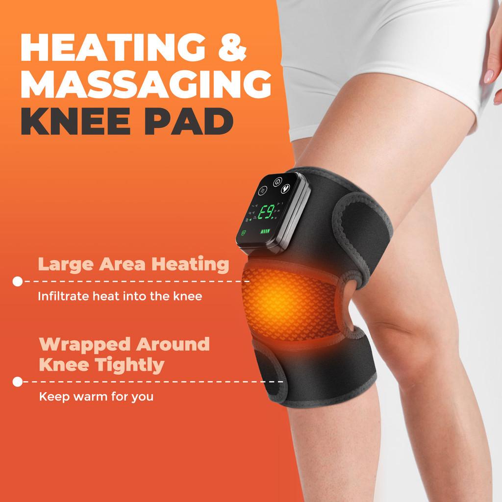 Massageador Multifuncional de Pernas Joelhos Aquecimento Articular Massagem Vibratória Suporte de Cotovelo Ombro Almofada Térmica Massageadora para Joelhos