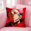 Popular JJujutsu Kaisenful Cushion Cover Premium SkinFriendly Pillow Case MultiPurpose for Home Office Travel