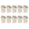 10pcs T5 B8.5d LED Car Instrument Panels Lights Low Power Bulbs 5050 SMD Automobile Dashboard Switch Lamp 12V Car Light Interior