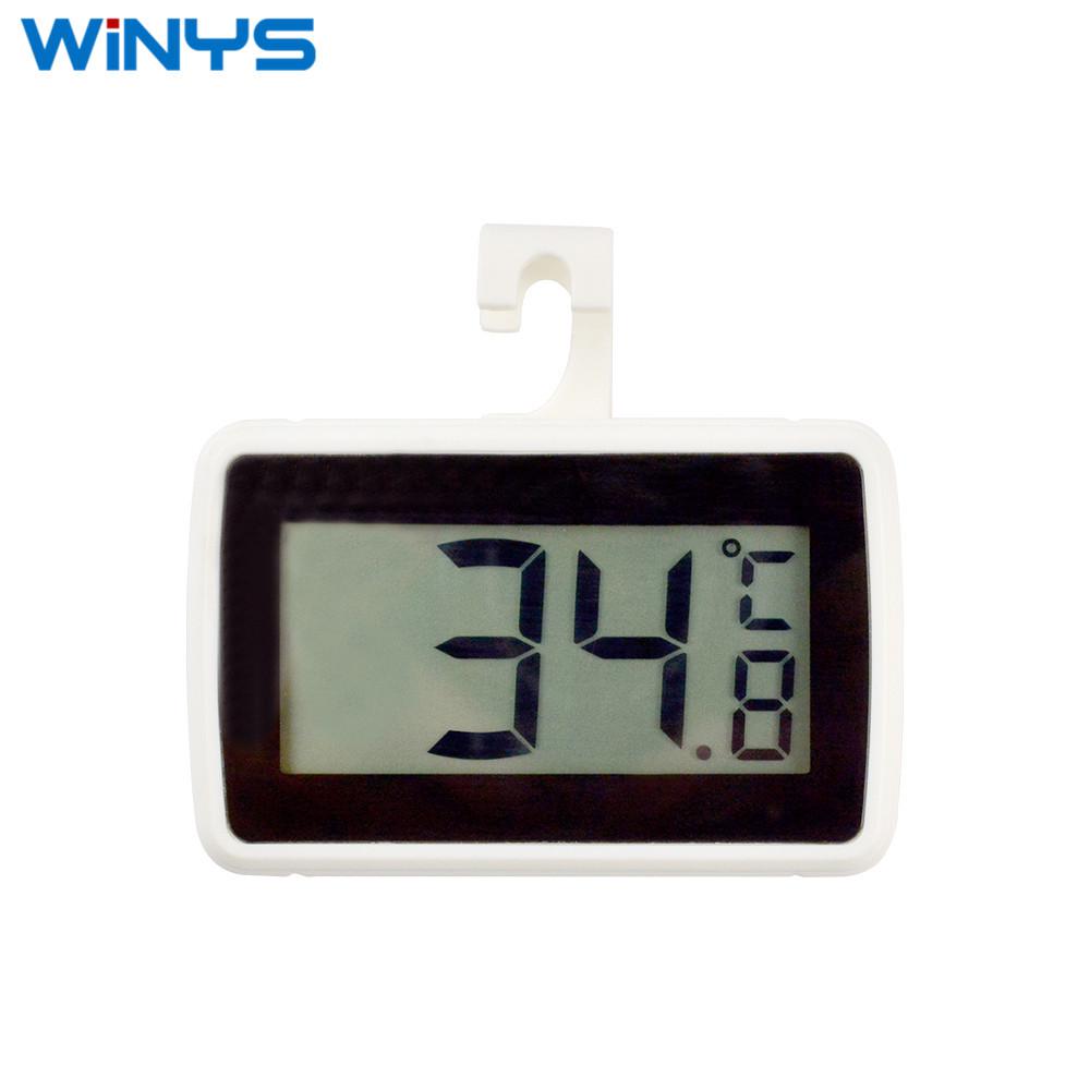 High-Precision Waterproof Refrigerator Thermometer with Magnet Hook and Frost Alarm