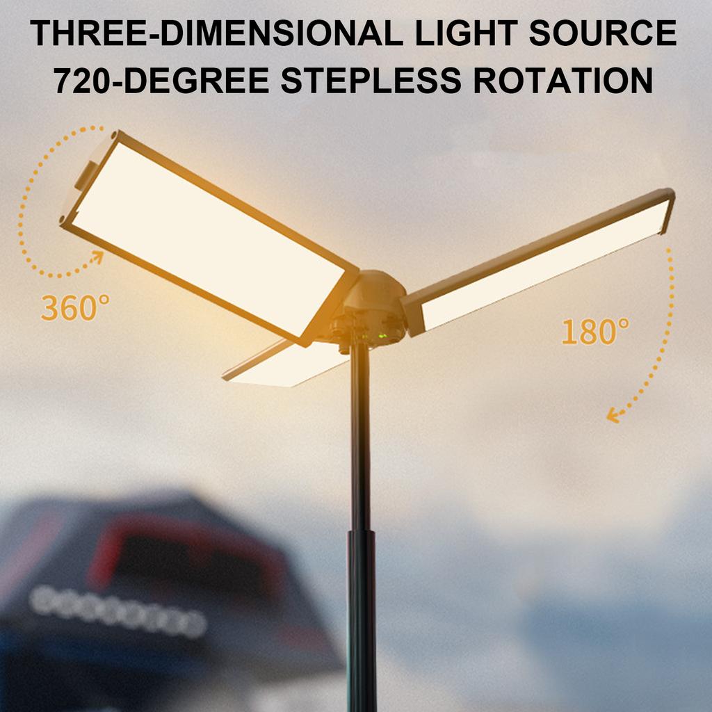 8000mAh Telescopic Waterproof Flashlights 1000 Lumens Type C Fast Charge Multi Modes Hiking Fishing Travel Emergency