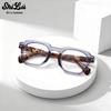 2025 Retro Square Anti-Blue Light Reading Glasses with Spring Hinges for Men & Women