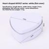 Tinplate Small Jewelry Heart-shaped Iron Can Tinplate Box Badge Small U Disk Iron Box