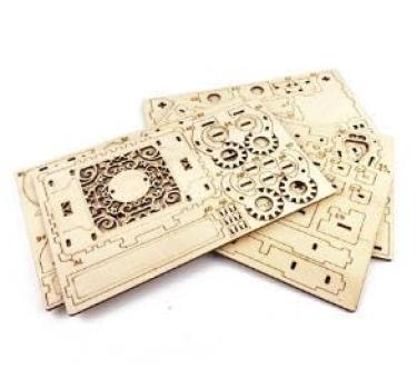 TOKIX 3D Puzzle for Adults 3D Puzzle Wooden Assembly Puzzle Assembly Puzzle for Adults Wooden Puzzle for Adults Craft Kit Wood Jewel Box