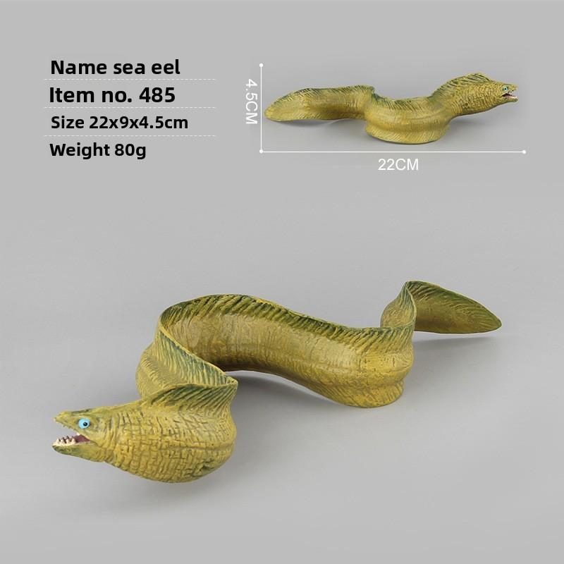 Arabian Pike Eel Kids Marine Animal Toy Set With Realistic Plastic Models For Educational Play