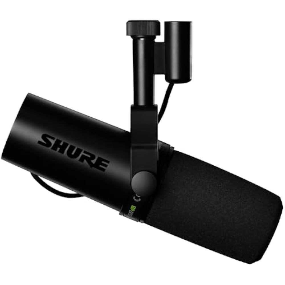 SM7dB with SHURE Preamp: Dynamic Microphone, Cardioid, Unidirectional, XLR, Wired Streaming, YouT...