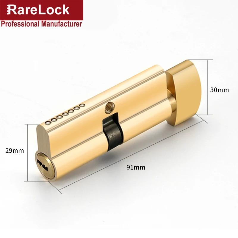 Door Lock Cylinder 4 Color for Bathroom Bedroom Office Hotel Building Hardware DIY Rarelock YP40 G