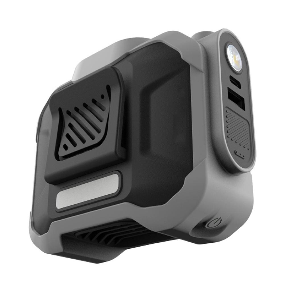 Fan outdoor work express waist hanging small fan USB charging long life cooling fan