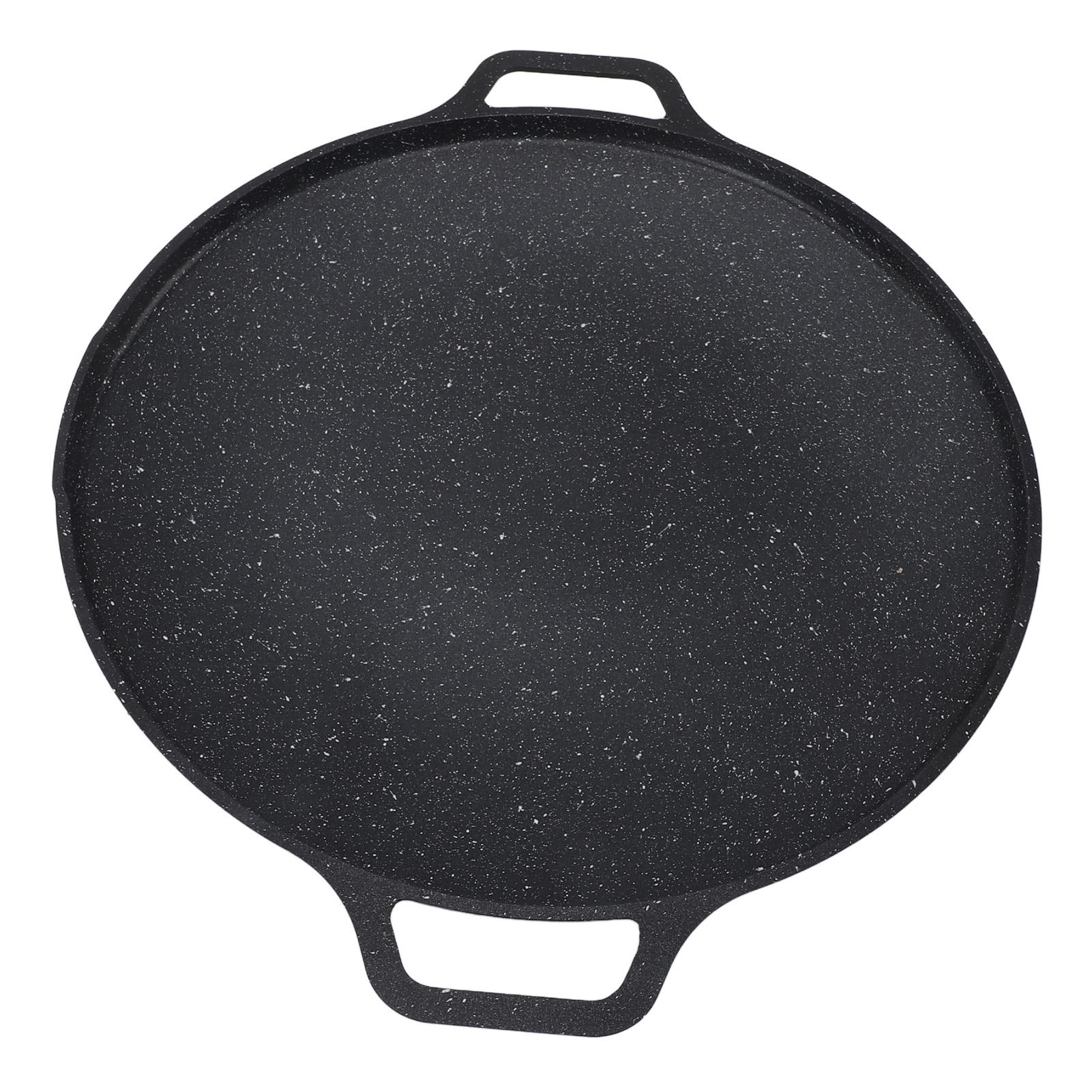 

Корейская сковорода-гриль круглая с антипригарным покрытием из алюминиевого сплава, термостойкая, электрическая корейская сковорода-гриль L