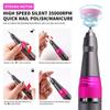 Portable 35,000 RPM Rechargeable Nail Drill Set