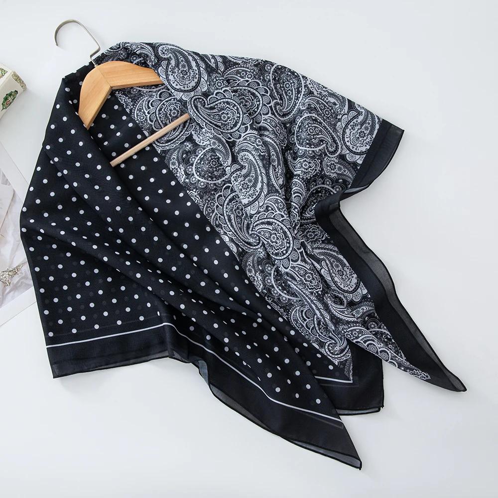 73Colors Malaysia Tudung Bawal Flower Print Hijab New Design Headscarf Premium Cotton Voile Soft Fashion Muslim Square Scarf