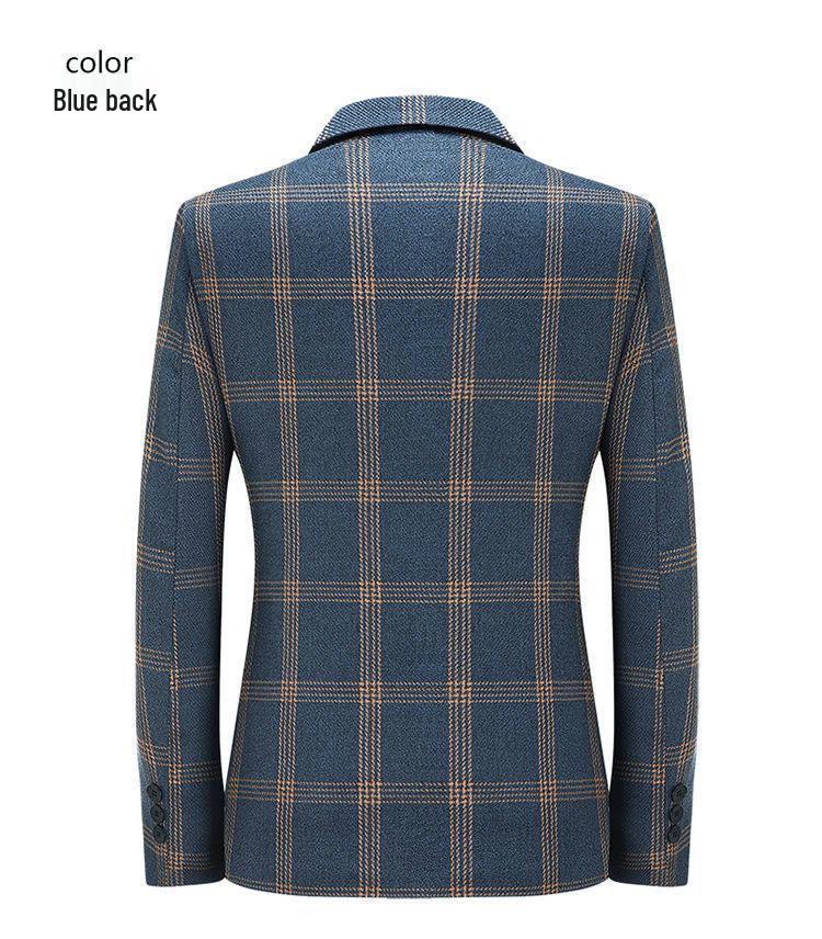 2026 Spring/Autumn Men's Business Casual Suit Jacket for Middle-Aged & Young Dads