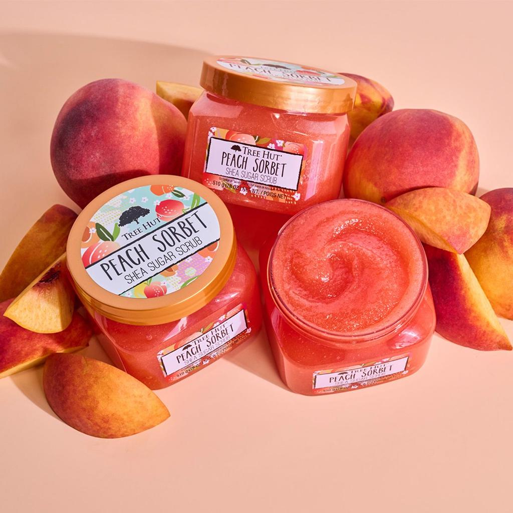 Tree Hut Body Scrub Peach Sorbet 510g