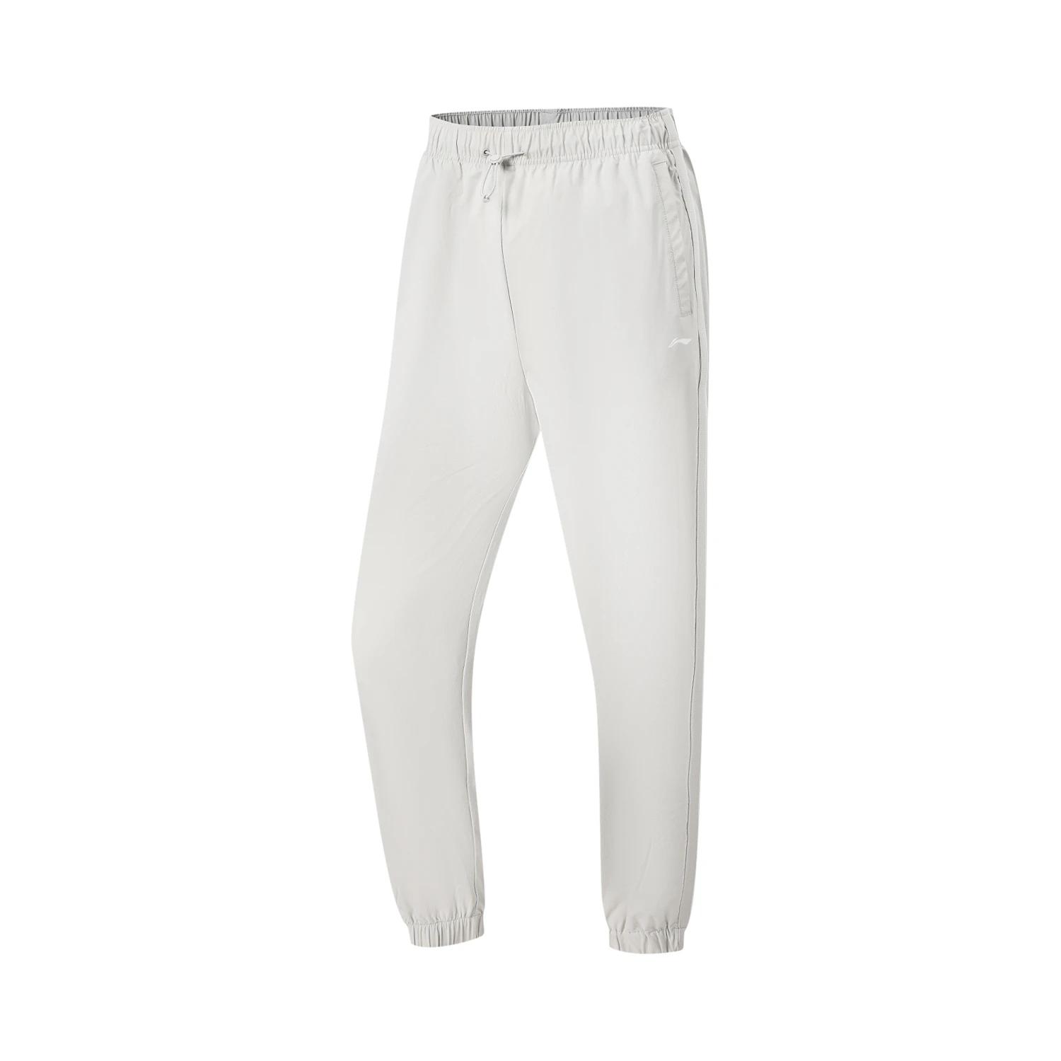 Li-Ning Fitness Series Solid Color Simple Soft Versatile Fashion Sports Trousers Women bottoms AYKW456-2 S