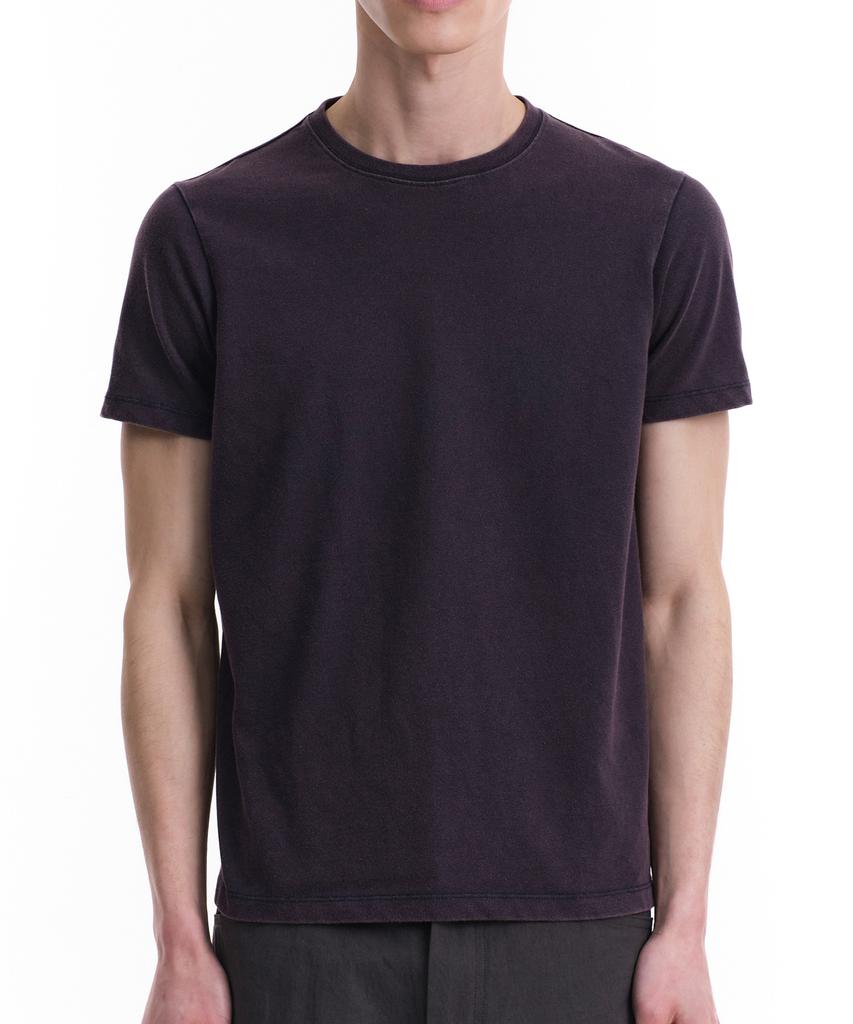 Daibeuin Washed Regular Fit T-Shirts (Dark Purple)