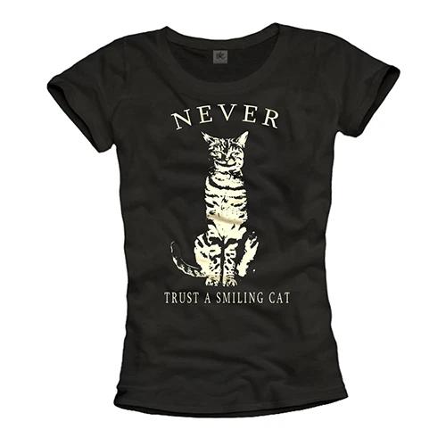 

FUNNY SLOGAN WOMENS CAT T-shirt WITH SEXY KITTY DESIGN - TOP GOTHIC GIRL EMO TEE S