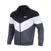 Nike Sportbekleidung Windrunner Kapuzenjacke Schwarz Weiß AJ1397-010